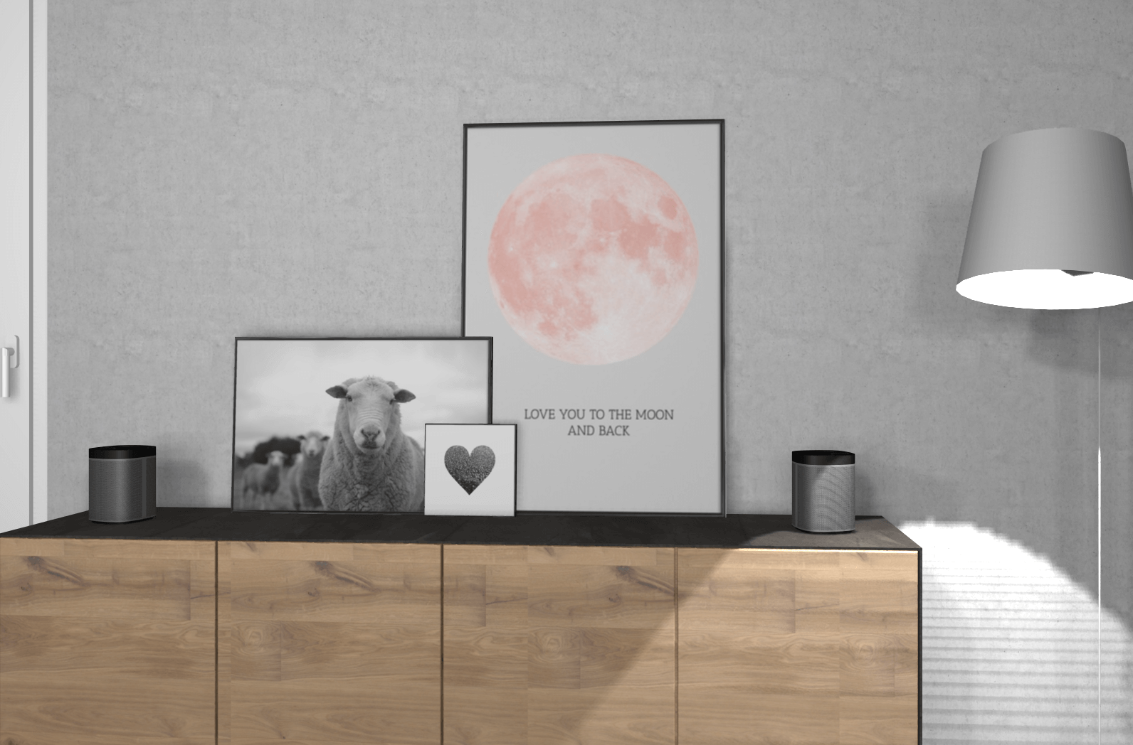 Holzboden im Schlafzimmer wohnly Designkonzept