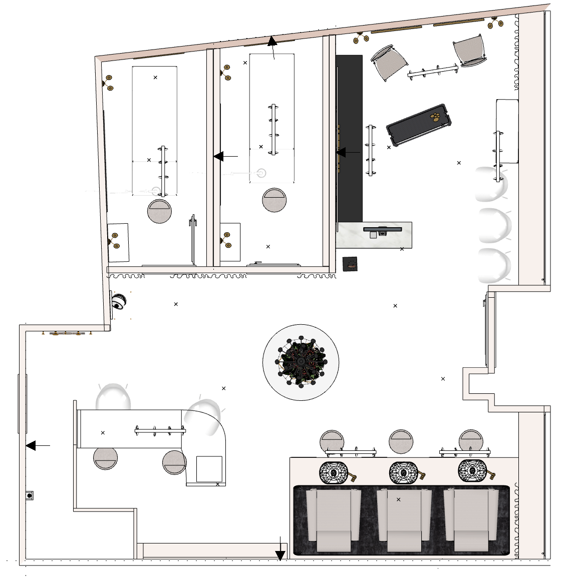 Kosmetikstudio einrichten